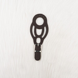 LAZER KESİM ÇANTA KAPAĞI 17 CM. KAHVE