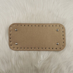 DERİ ÇANTA TABANI DİKDÖRTGEN 12 X 25 CM. ALTIN