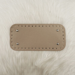 DERİ ÇANTA TABANI DİKDÖRTGEN 12 X 25 CM. BEJ