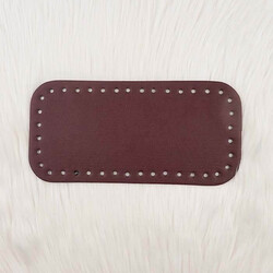 DERİ ÇANTA TABANI DİKDÖRTGEN 12 X 25 CM. BORDO