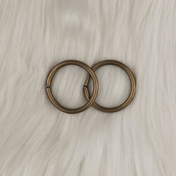 METAL BAG RING 2,5 CM. ANTIK
