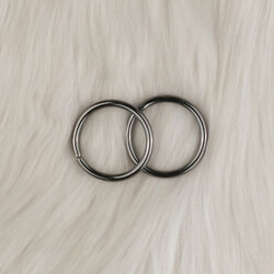 METAL BAG RING 2,5 CM. NIKEL
