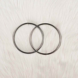 METAL ÇANTA SAPI YUVARLAK 6MM 11 CM NIKEL