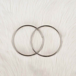 METAL ÇANTA SAPI YUVARLAK 6MM 11 CM GUMUS