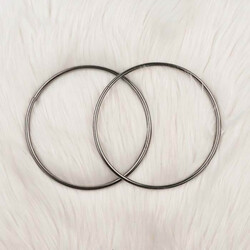 METAL ÇANTA SAPI YUVARLAK 6MM 14 CM NIKEL
