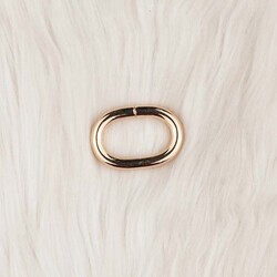 METAL ÇANTA HALKASI OVAL 2.5 CM. ALTIN