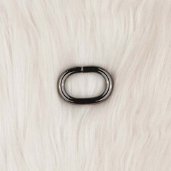 METAL ÇANTA HALKASI OVAL 2.5 CM. NIKEL