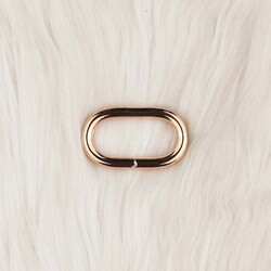 METAL ÇANTA HALKASI OVAL 3.5 CM. ALTIN