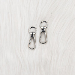 METAL ÇANTA KLİPSİ DP-28-100 1 CM GUMUS