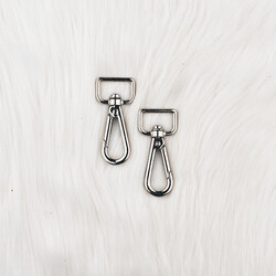 METAL ÇANTA KLİPSİ DP-70-3 2 CM. GUMUS