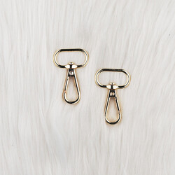 METAL ÇANTA KLİPSİ DP-BAK 2.5 CM ALTIN
