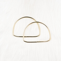 METAL ÇANTA SAPI D MODEL 6 MM.14 CM. ALTIN