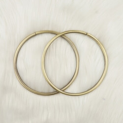 METAL ÇANTA SAPI YUVARLAK 6MM 12 CM ANTIK