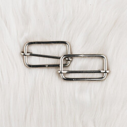 METAL ÇANTA AYAR TOKASI (SÜRGÜ) 4 CM GUMUS