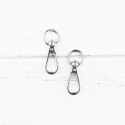 METAL ÇANTA YAY KANCA 3 CM S1707 GUMUS