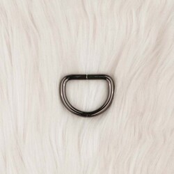 METAL D HALKA 3 CM. NIKEL