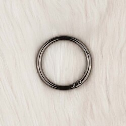 METAL YAYLI ÇANTA HALKASI 2 CM. NIKEL