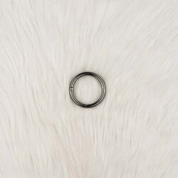 METAL YAYLI ÇANTA HALKASI 3.5 CM. NIKEL