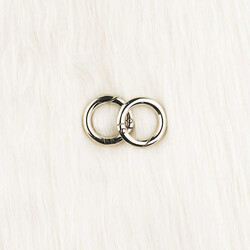 METAL YAYLI ÇANTA HALKASI DP-54-3 1.6 CM. 51 GUMUS