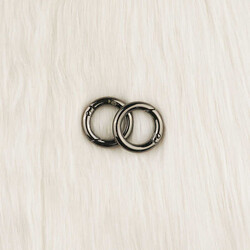 METAL YAYLI ÇANTA HALKASI DP-54-3 1.6 CM. 51 NIKEL