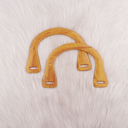 PLASTİK ÇANTA SAPI MODEL 17 18 CM. CAMEL