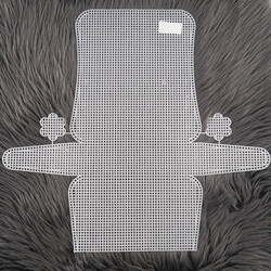 PLASTİK KANVAS 42 X 45 CM BEYAZ