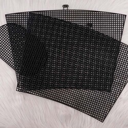 PLASTİK KANVAS SET 3 PARÇA 26 X 40 CM SIYAH