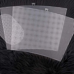 PLASTİK KANVAS SET 3 PARÇA 26 X 40 CM BEYAZ