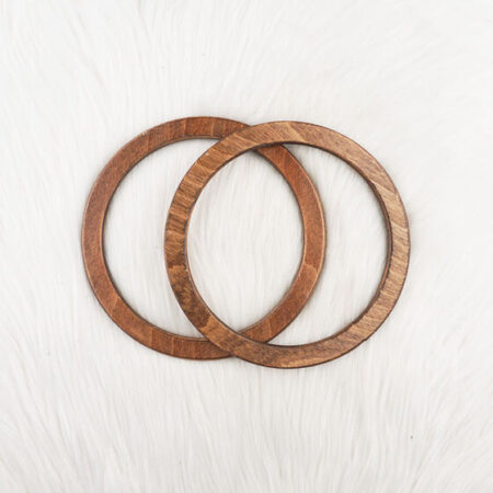 ŞİRİN AHŞAP ÇANTA SAPI 674-5 - CHOCOLATE