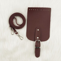 TELEFON ÇANTA SETİ 10X15 CM 120 CM SAP BORDO