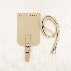 TELEFON ÇANTA SETİ 10X15 CM 120 CM SAP BEJ