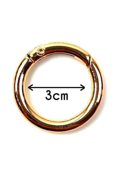 YAYLI ÇANTA HALKASI SARI 3 cm